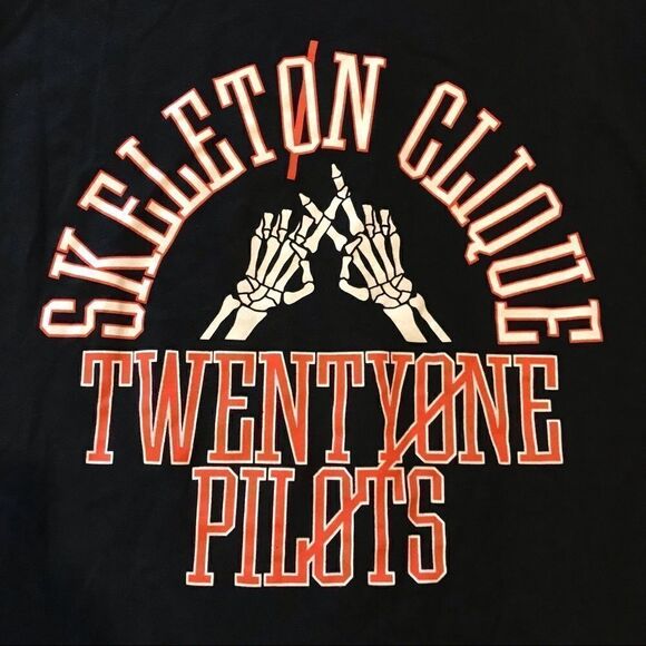 🔹TØP Twenty One Pilots Øne Piløts Skeleton Clique Racerback Junior’s Large - Picture 4 of 5
